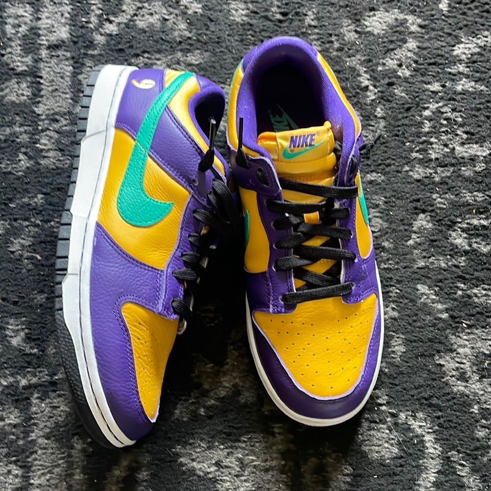 Nike Women’s Low-Top Sneakers in Purple, Gold & Teal